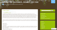 Desktop Screenshot of dbltheblessings.wordpress.com