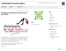 Tablet Screenshot of christianityinhighheels.wordpress.com