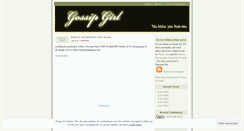 Desktop Screenshot of gossipgirltvshow.wordpress.com