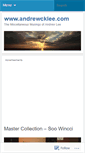Mobile Screenshot of andrewcklee.wordpress.com