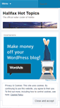 Mobile Screenshot of halifaxhottopics.wordpress.com