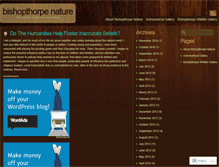 Tablet Screenshot of bishnature.wordpress.com