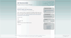 Desktop Screenshot of mtbloggers.wordpress.com