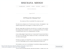 Tablet Screenshot of msichanamdogo.wordpress.com