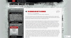 Desktop Screenshot of centralvalleyfitness.wordpress.com