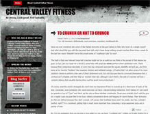 Tablet Screenshot of centralvalleyfitness.wordpress.com