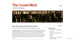 Desktop Screenshot of crowdmind.wordpress.com