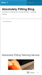 Mobile Screenshot of absolutelyfitting.wordpress.com