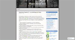 Desktop Screenshot of blackmetal666.wordpress.com