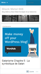 Mobile Screenshot of blackmetal666.wordpress.com