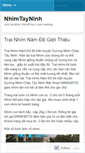 Mobile Screenshot of nhimtayninh.wordpress.com