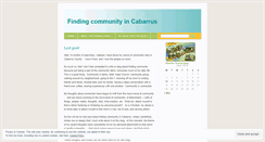 Desktop Screenshot of findingcommunity.wordpress.com