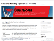 Tablet Screenshot of mktgmentors.wordpress.com