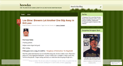 Desktop Screenshot of brewku.wordpress.com