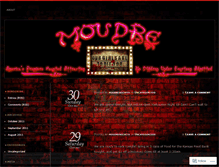 Tablet Screenshot of moudre.wordpress.com