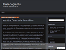 Tablet Screenshot of ilensartography.wordpress.com