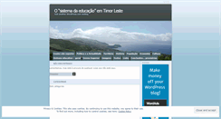 Desktop Screenshot of edutimorleste.wordpress.com