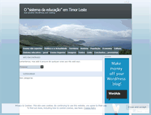 Tablet Screenshot of edutimorleste.wordpress.com