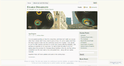 Desktop Screenshot of enabledisability.wordpress.com