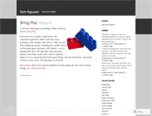 Tablet Screenshot of nguyen.wordpress.com