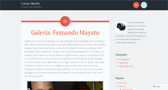 Desktop Screenshot of caesarmartin.wordpress.com