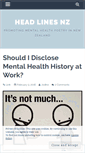 Mobile Screenshot of headlinesnz.wordpress.com