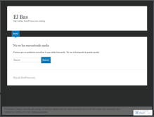 Tablet Screenshot of elbas.wordpress.com