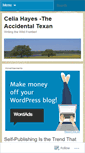Mobile Screenshot of celiahayes.wordpress.com