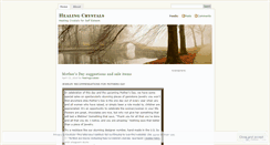 Desktop Screenshot of healingcrystals.wordpress.com