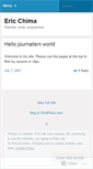 Mobile Screenshot of ericchima.wordpress.com