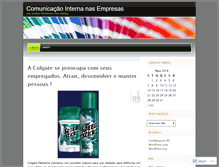 Tablet Screenshot of comunicacaonasempresas.wordpress.com