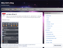 Tablet Screenshot of miku1524.wordpress.com