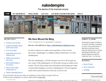 Tablet Screenshot of nakedempire.wordpress.com