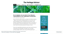 Desktop Screenshot of heritageadvisors.wordpress.com