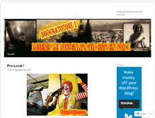 Tablet Screenshot of bougnatozore.wordpress.com
