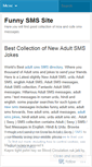 Mobile Screenshot of funnysmssite.wordpress.com