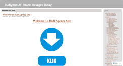 Desktop Screenshot of budiagency.wordpress.com