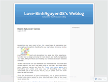 Tablet Screenshot of lovebinhnguyen08.wordpress.com