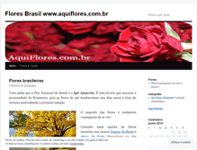 Tablet Screenshot of floresbrasil.wordpress.com