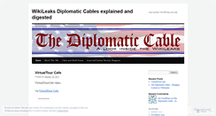 Desktop Screenshot of diplomaticcable.wordpress.com