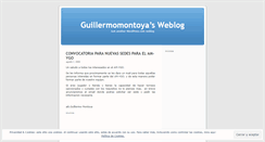 Desktop Screenshot of guillermomontoya.wordpress.com