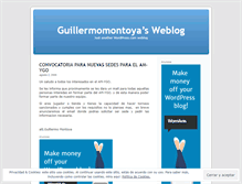 Tablet Screenshot of guillermomontoya.wordpress.com