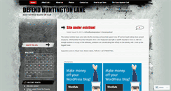 Desktop Screenshot of defendhuntingtonlane.wordpress.com