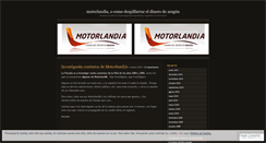 Desktop Screenshot of motorlandia.wordpress.com