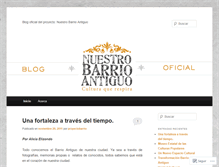 Tablet Screenshot of barrioantiguoesnuestro.wordpress.com