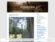 Tablet Screenshot of embodhiment.wordpress.com