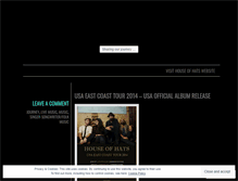 Tablet Screenshot of houseofhats.wordpress.com