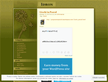 Tablet Screenshot of idron95.wordpress.com