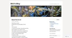 Desktop Screenshot of bilch.wordpress.com
