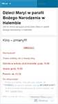 Mobile Screenshot of dziecimaryihalemba.wordpress.com
